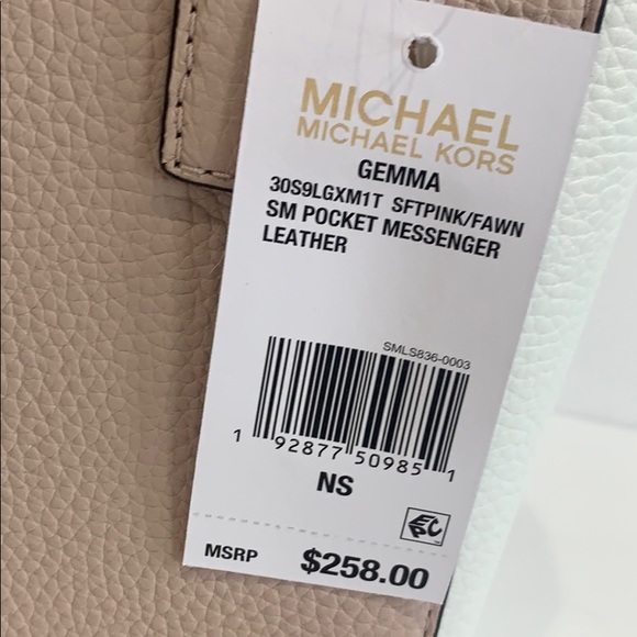 Michael Kors Pink Crossbody Gemma - Picture 13 of 13